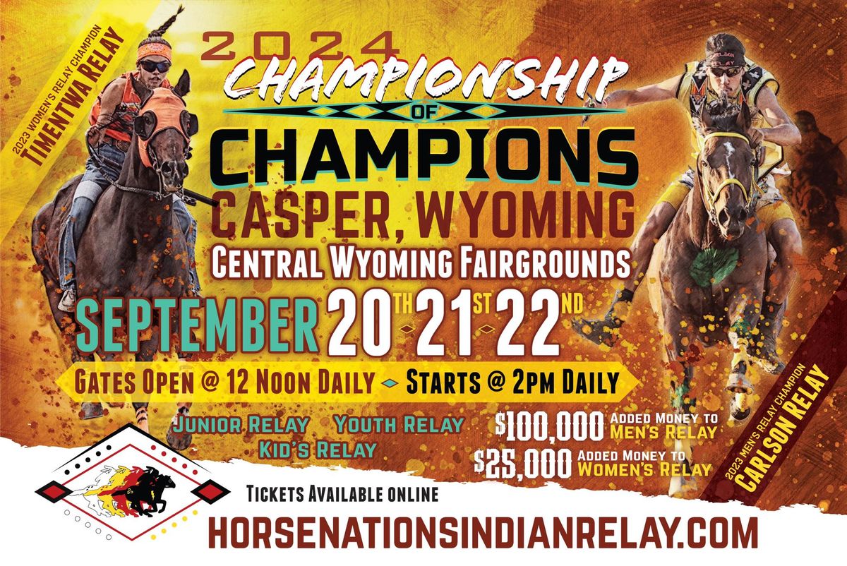 Championship of Champions Indian Relay, Casper, Wyoming 