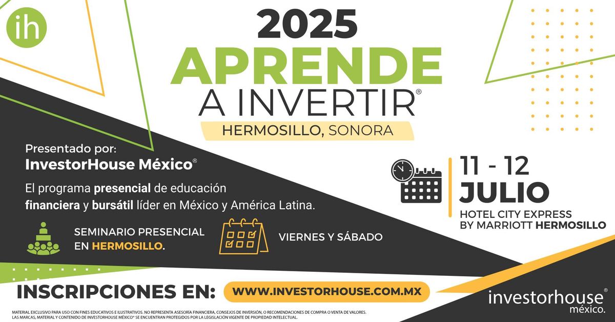 Hermosillo - Curso: Aprende a Invertir en la Bolsa