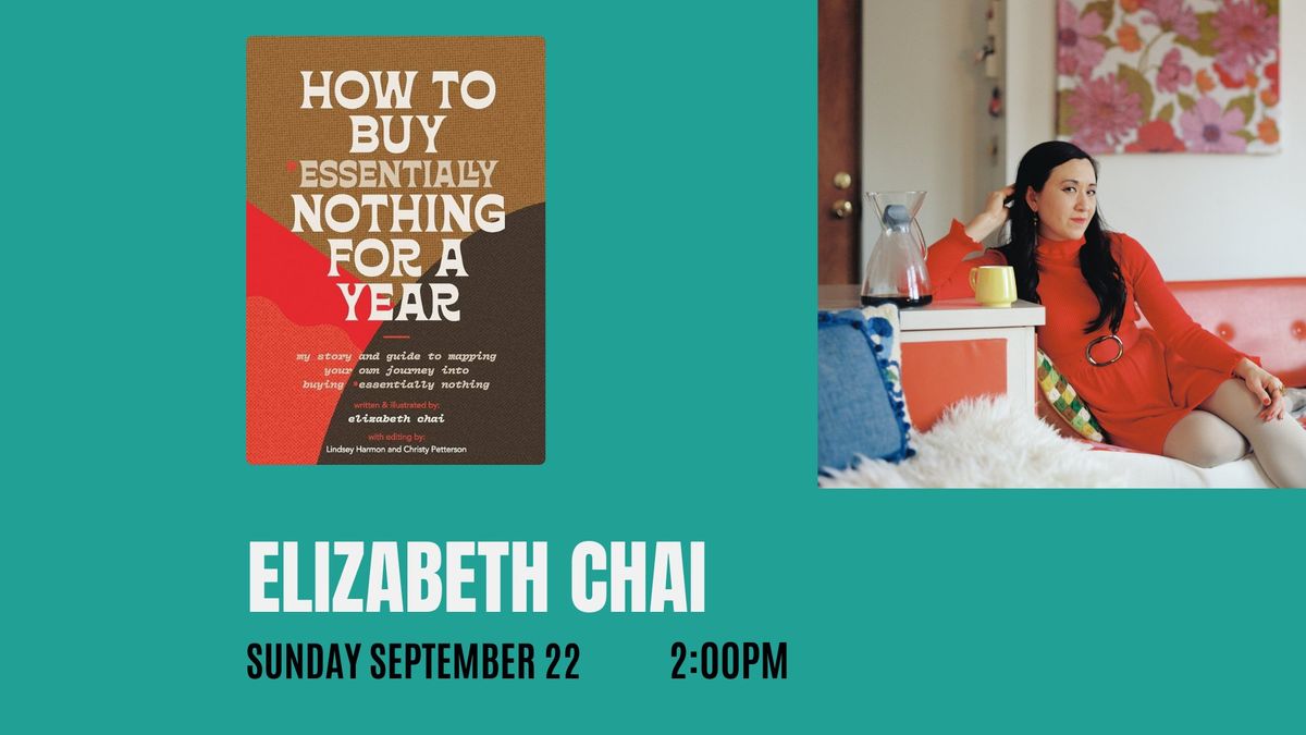 Fall Author Series - Elizabeth Chai