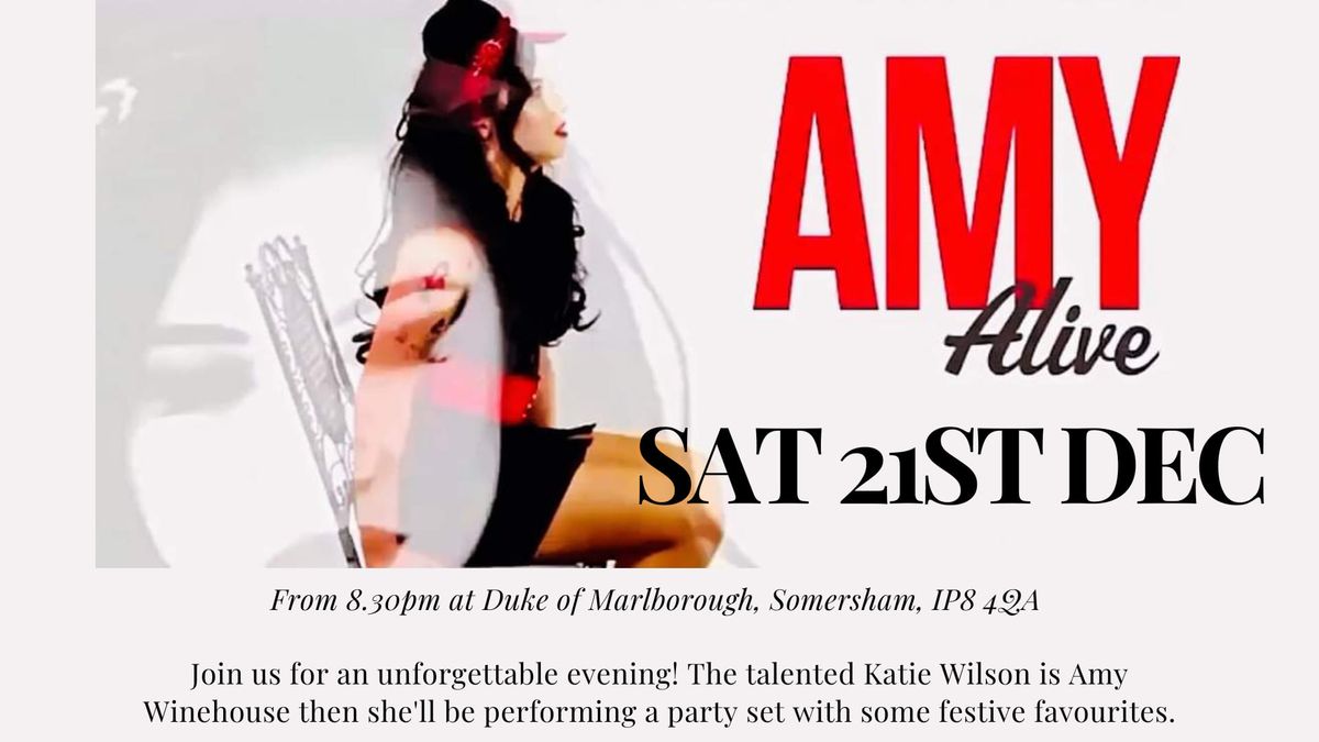 Amy Winehouse Tribute night with Festive Party Set \ud83e\udd73 \ud83c\udf84 