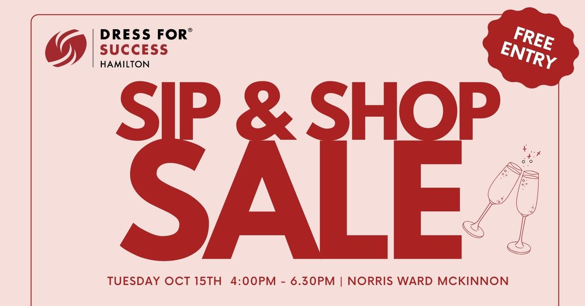 Sip & Shop Sale