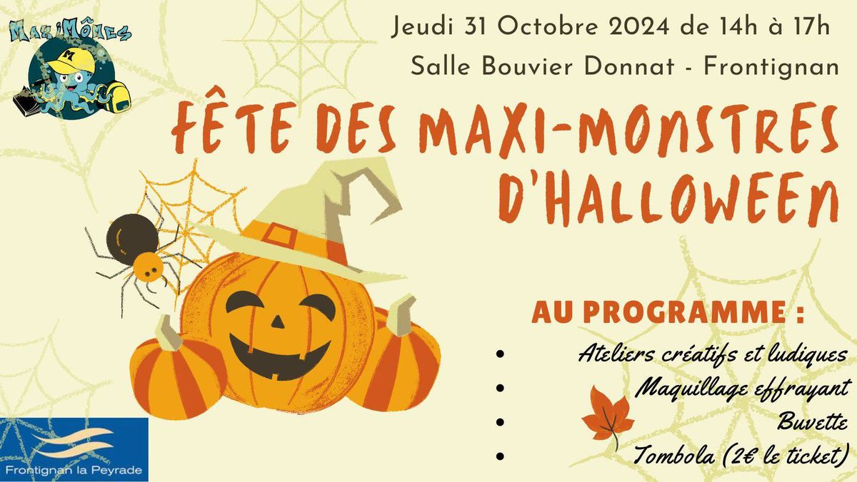 F\u00eate des Maxi-monstres - Halloween - Association Maxim\u00f4mes