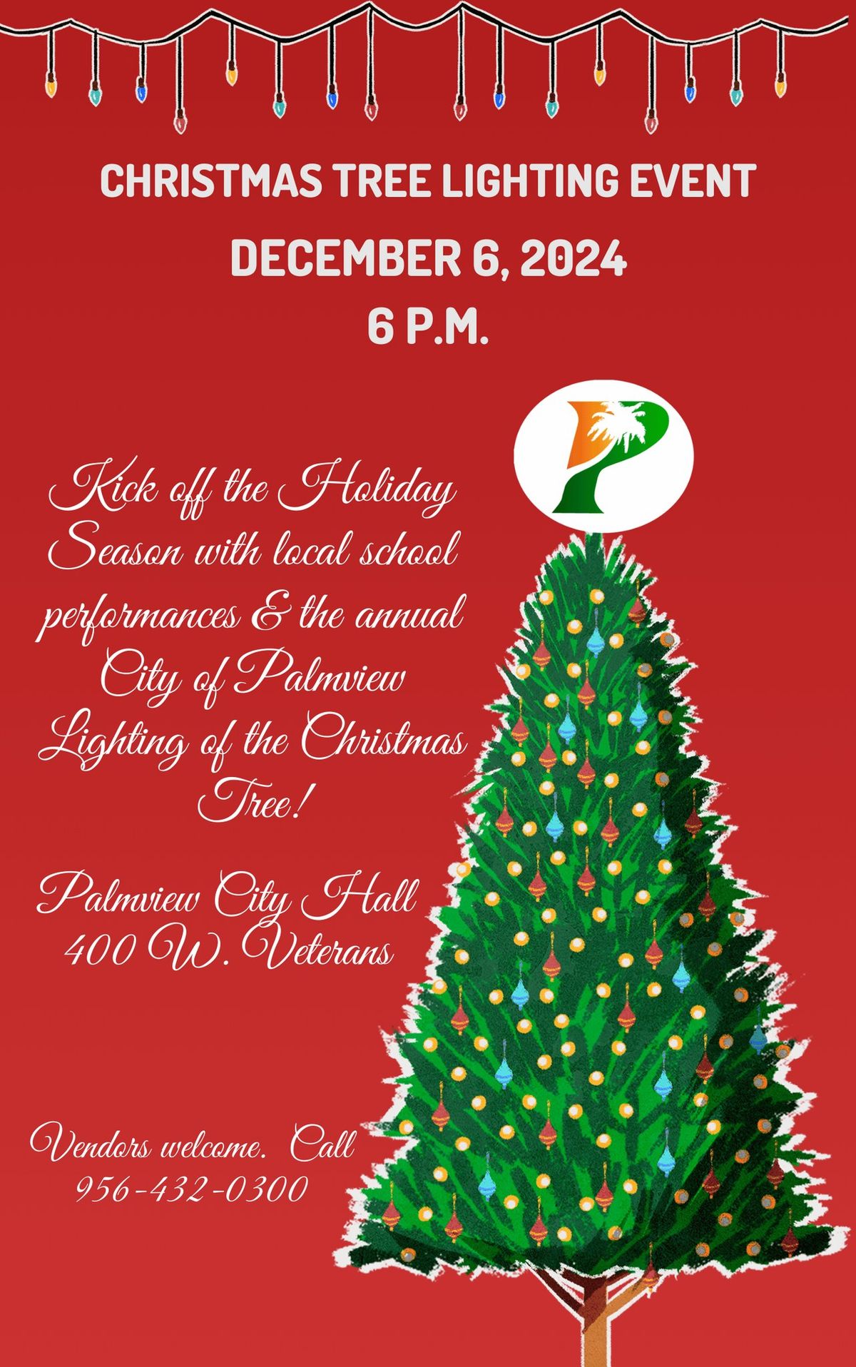 City of Palmview Christmas Tree Lighting Event