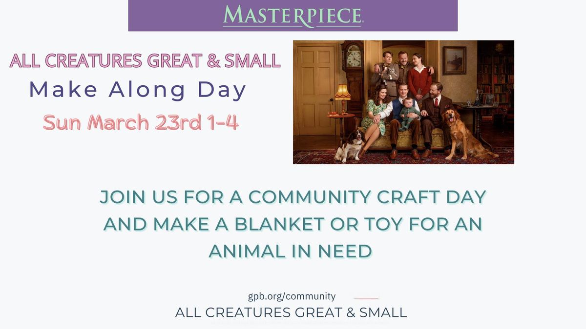 Community Craft Day - All Creatures Make Along