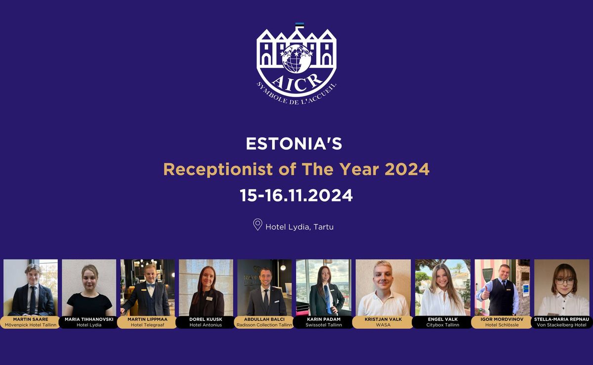 Estonia's Receptionist of The Year 2024