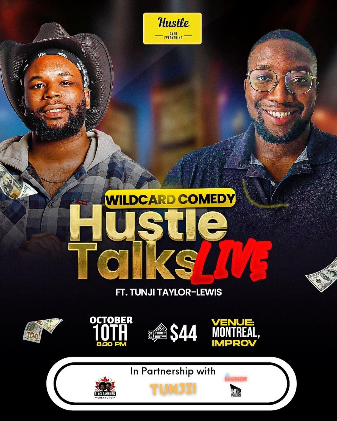 Hustle Talks LIVE! Ft. TUNJI Taylor-Lewis