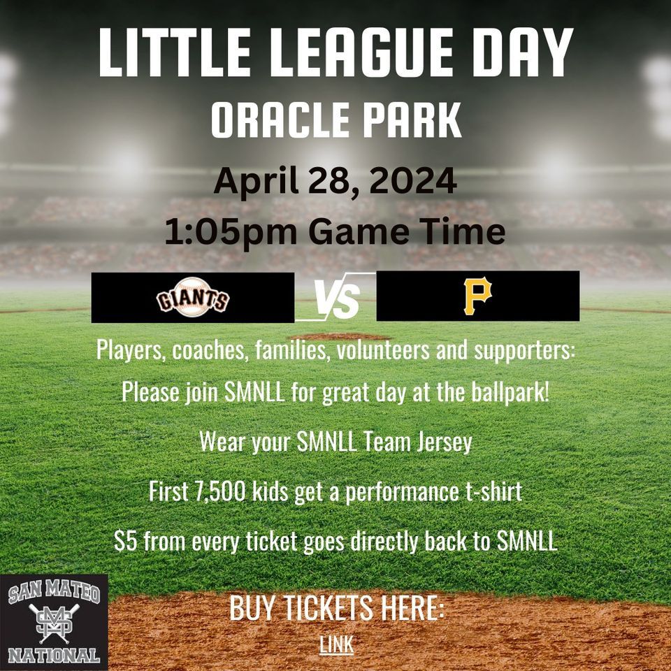 Little league day at the Giants!