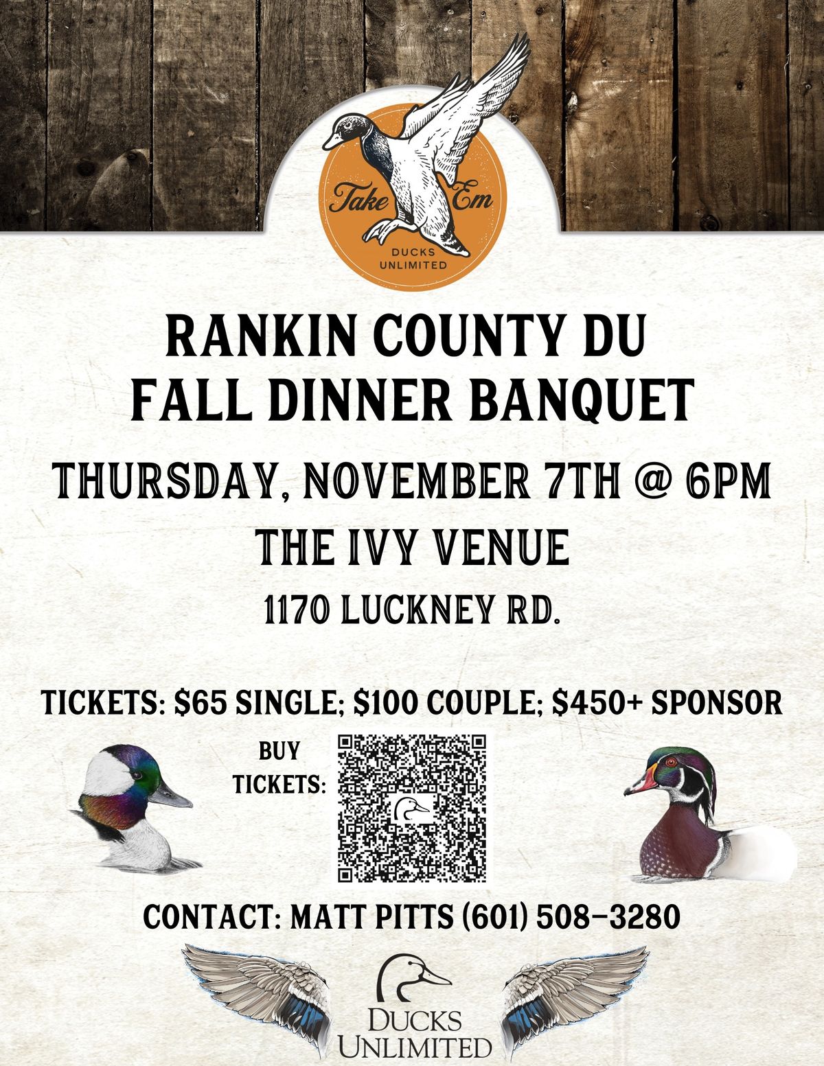 Annual Fall Dinner Banquet