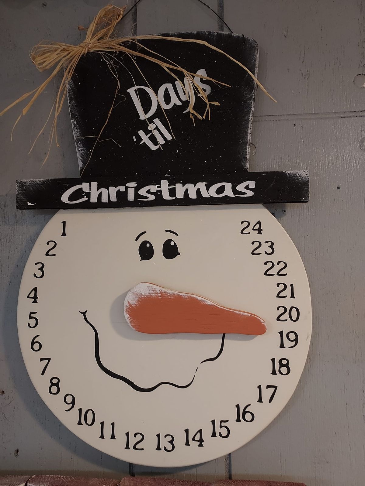 Countdown Snowman OR DIY KIT AVAILABLE 