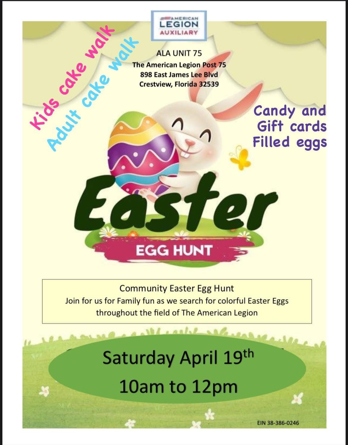 Easter Egg Hunt\u2014-Hosted by ALA Unit 75