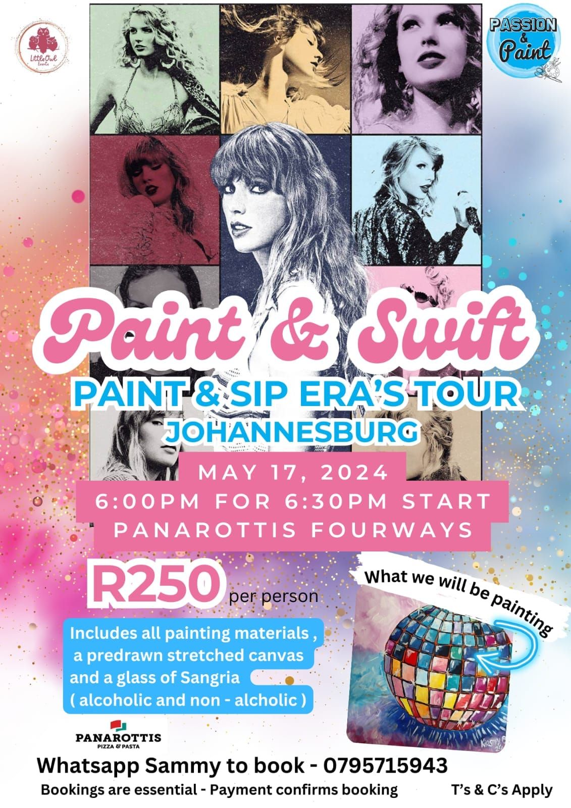 Paint and Swift - Era's Tour - Panarottis Fourways 