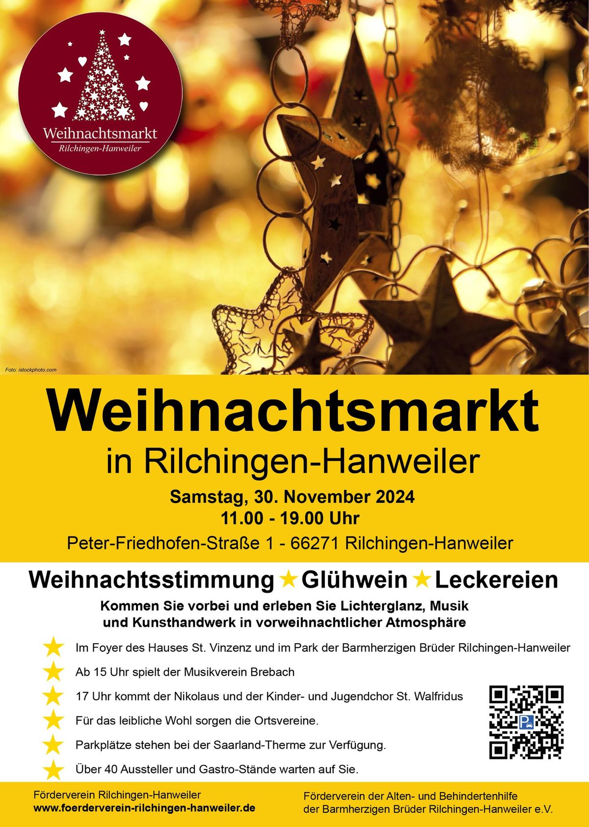 Gro\u00dfer Weihnachtsmarkt in Rilchingen-Hanweiler