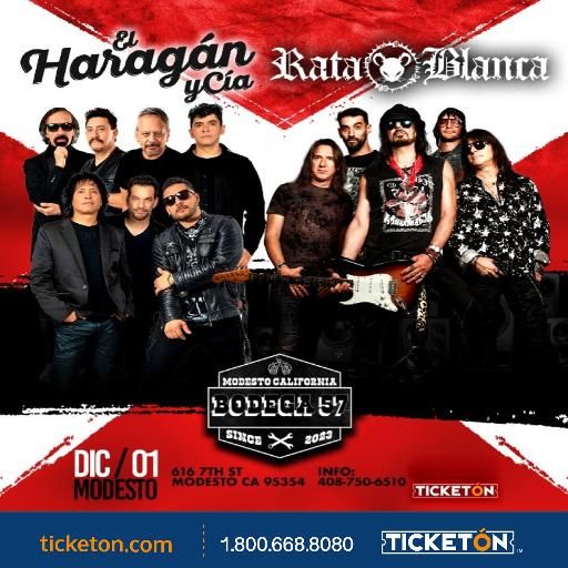 EL HARAGAN Y CIA & RATA BLANCA - MODESTO, CA