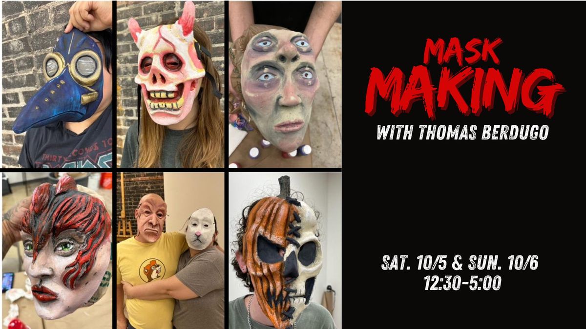 Two-day Mask Making Workshop with Thomas Berdugo