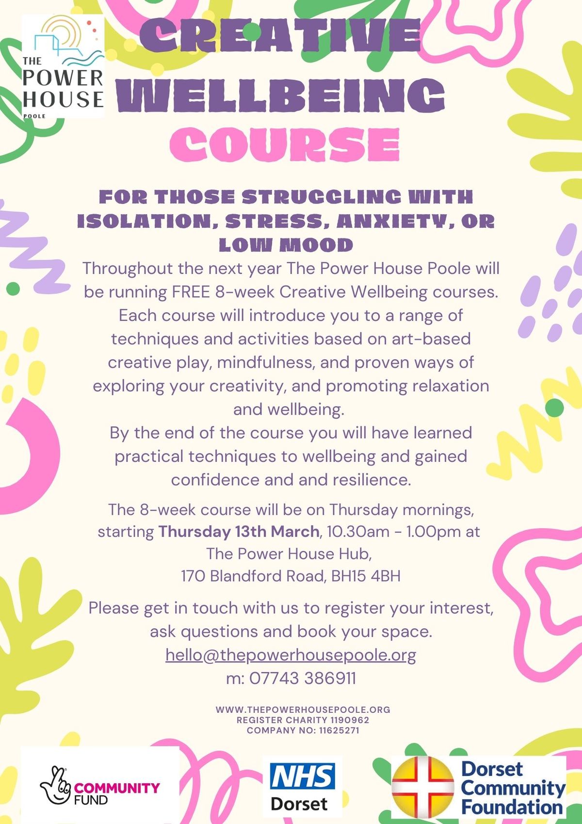 Creative Wellbeing Course