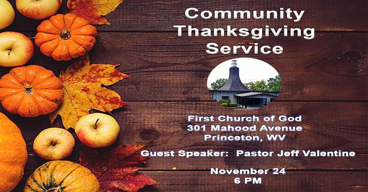 Community Thanksgiving Service 2024