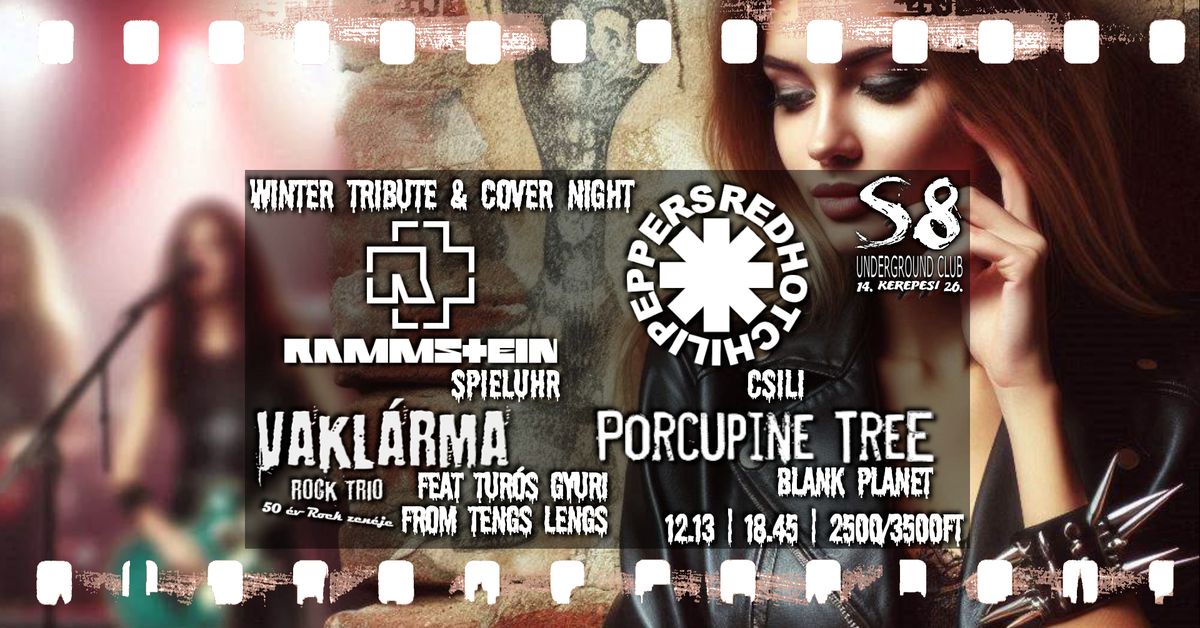 Winter Tribute & Cover Night - S8 Underground Club