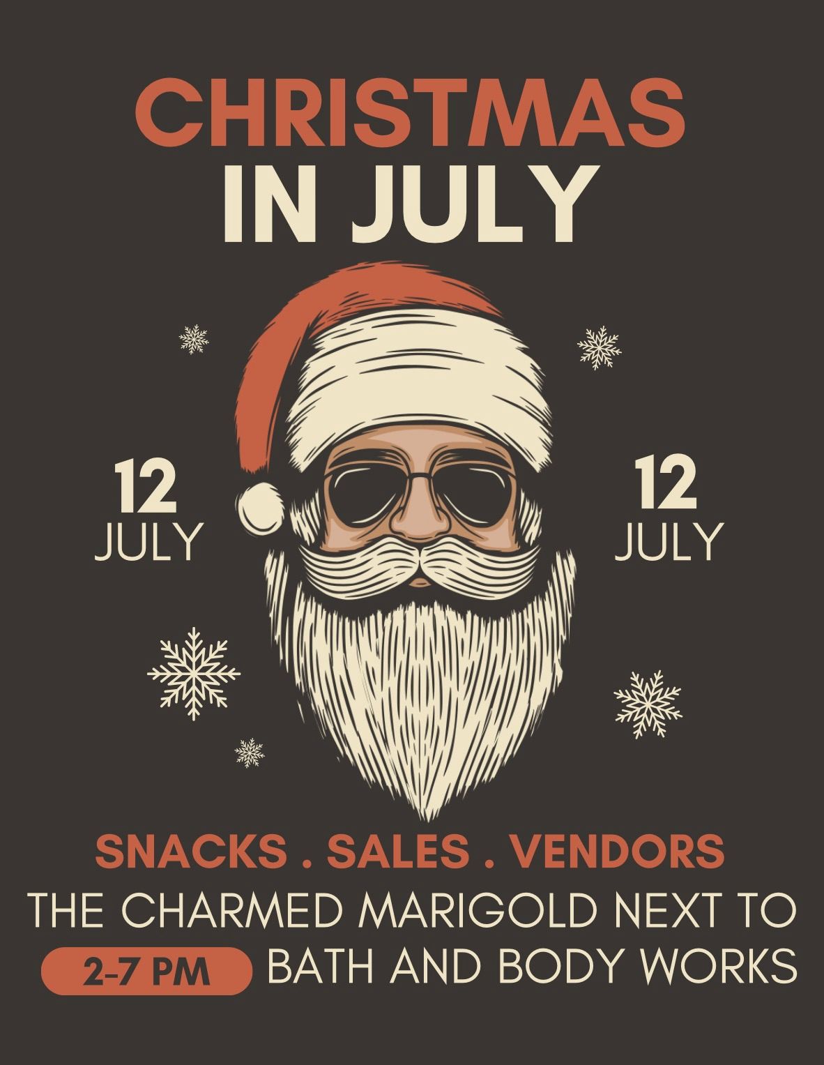 Christmas in July Vendor Event
