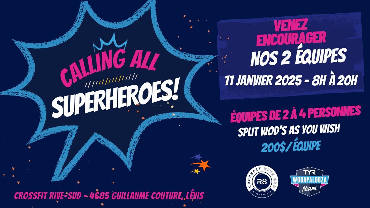 HERO DAY - Au profit des \u00e9quipes Crossfit RS pour la Wodapalooza 2025