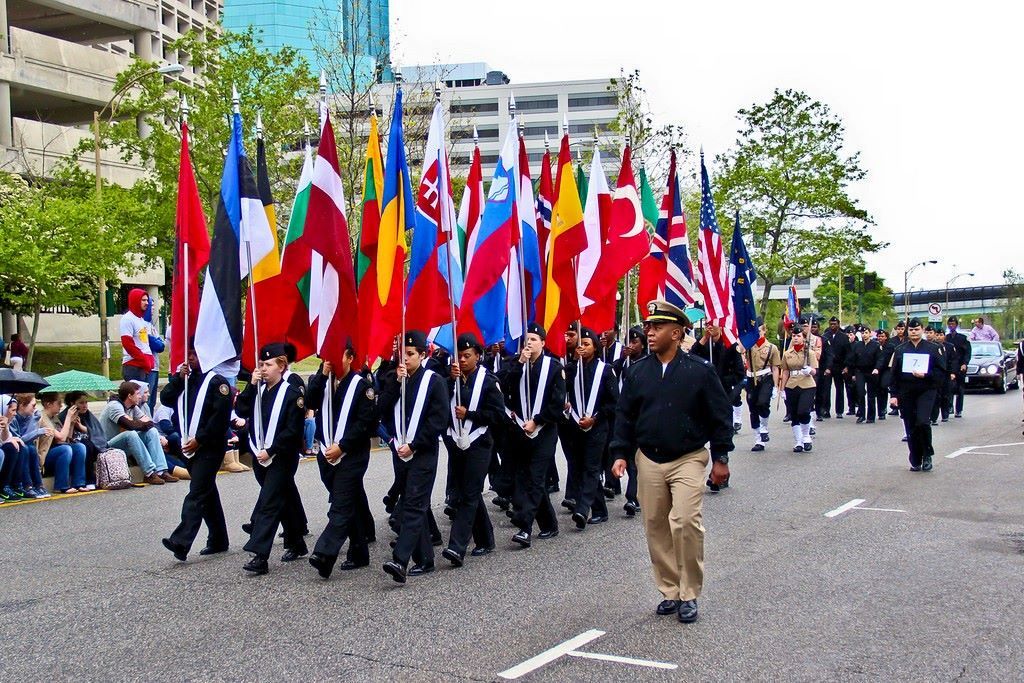 Norfolk NATO Festival Parade of Nations 