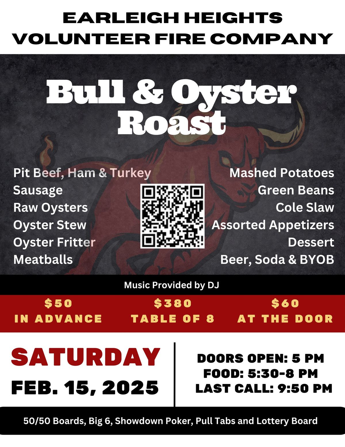 Bull & Oyster Roast