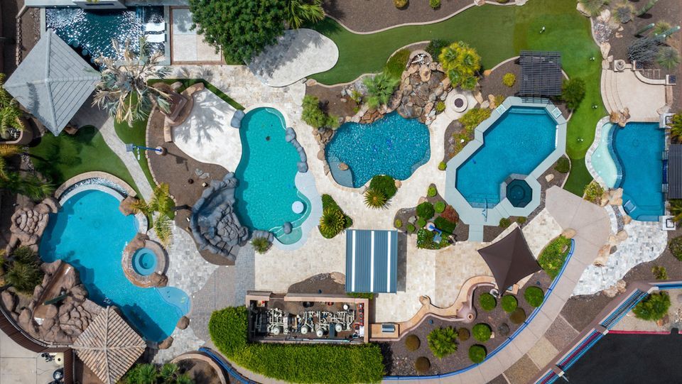 Pool Park Tours & BBQ by PebbleTec, Presidential Pools, Spas & Patio