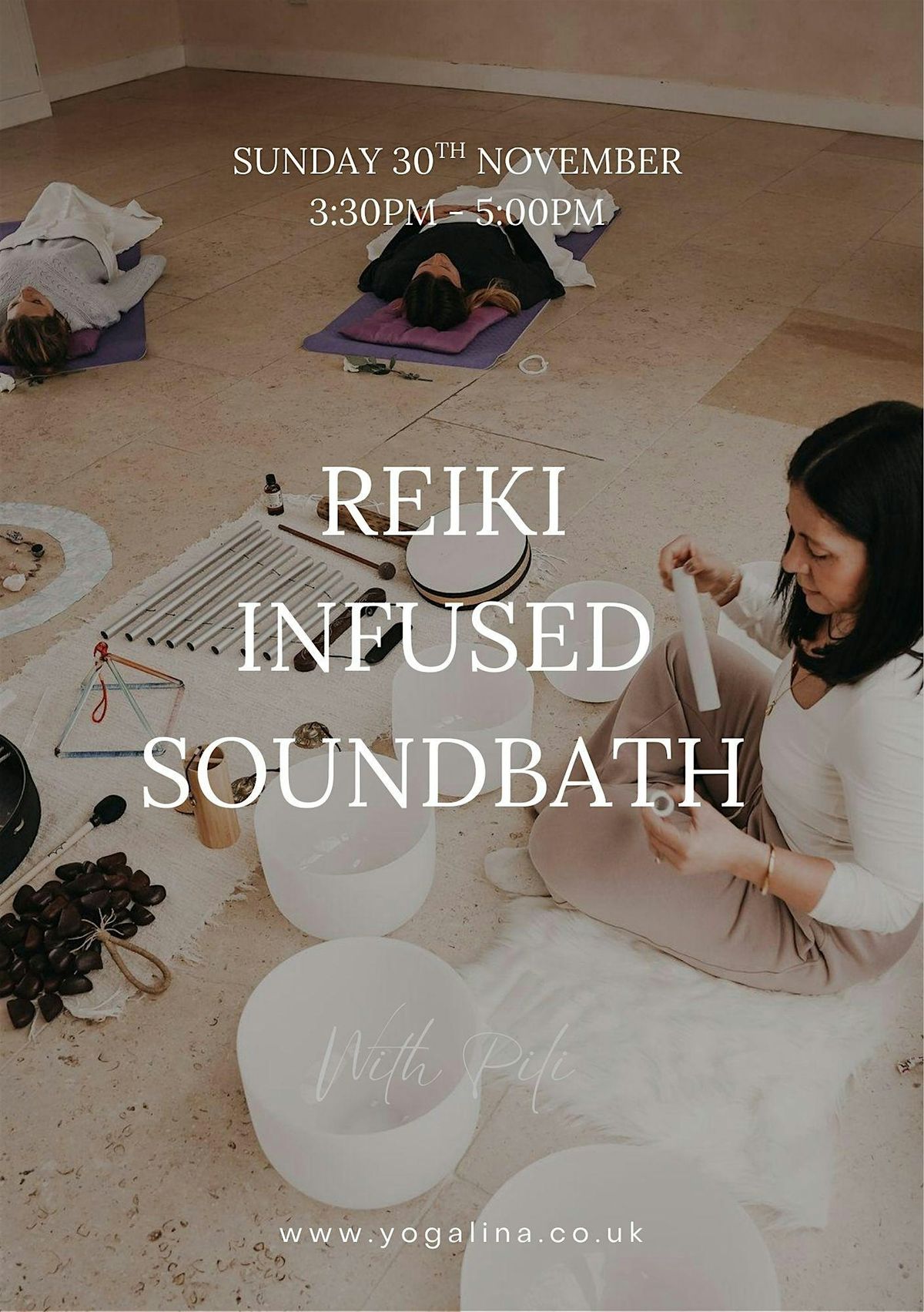 Reiki Infused Sound Bath with Pili