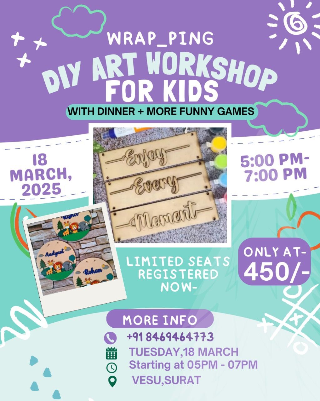 Kids diy summer activity workshop