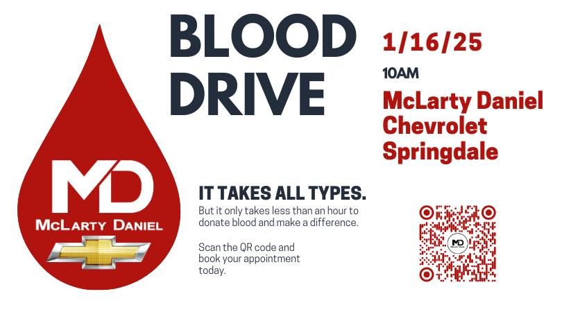 Red Cross Blood Drive at Mclarty Daniel Chevrolet