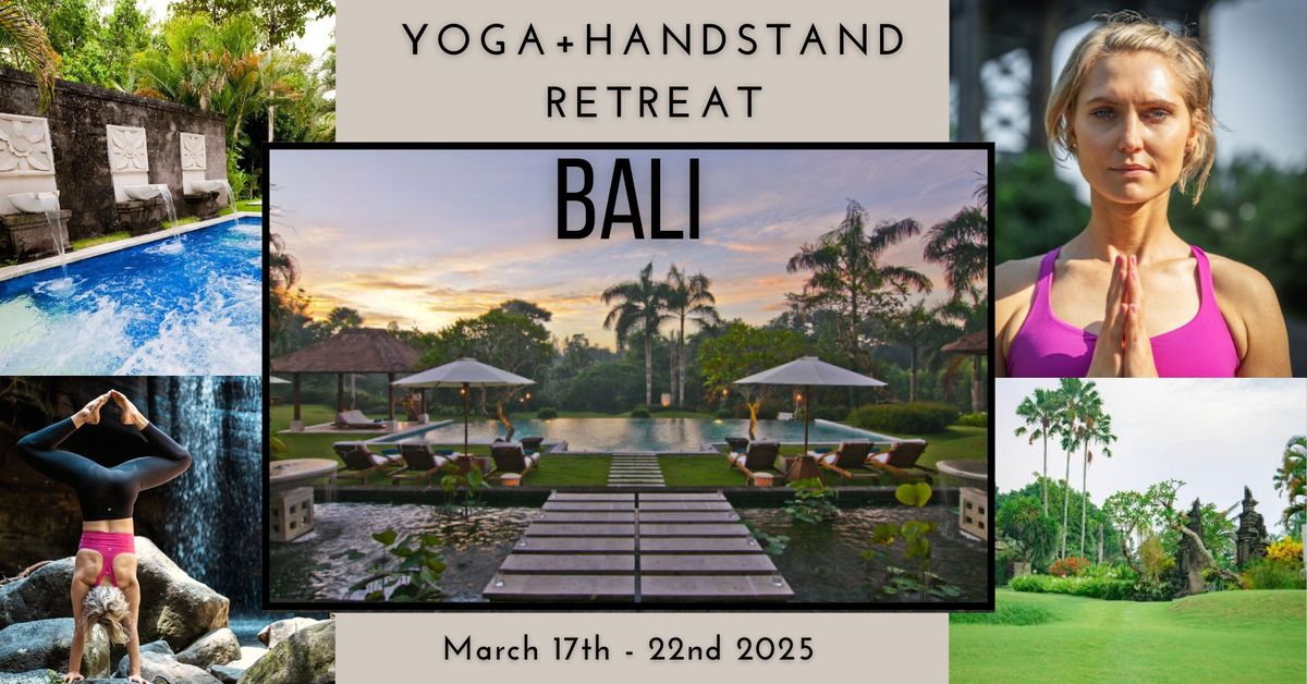 YOGA + HANDSTAND RETREAT in BALI