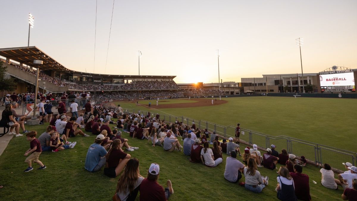 Houston Christian Huskies at Texas A&M Aggies Baseball at Olsen Field at Blue Bell Park