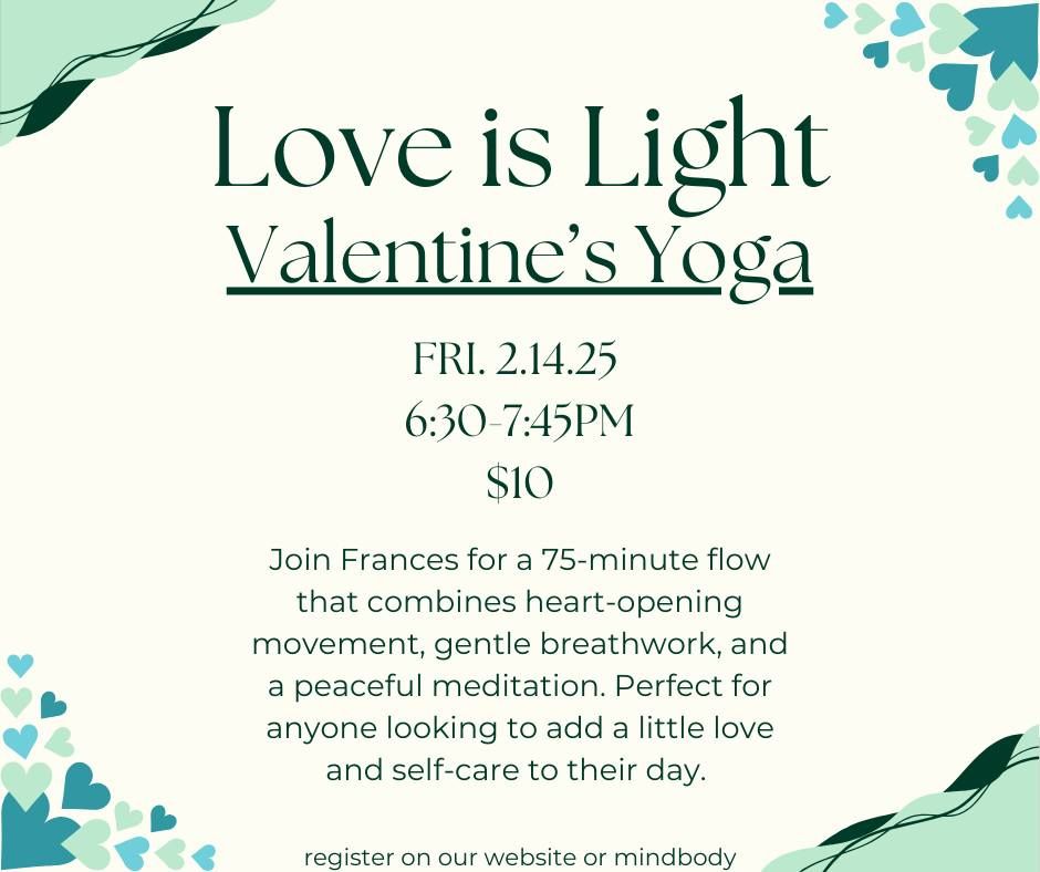 Love is Light - Valentine's Yoga