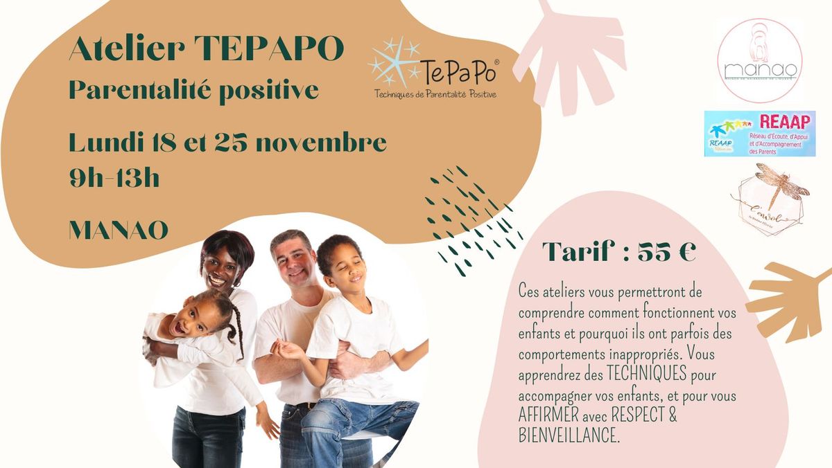 Atelier TEPAPO - Parentalit\u00e9 positive