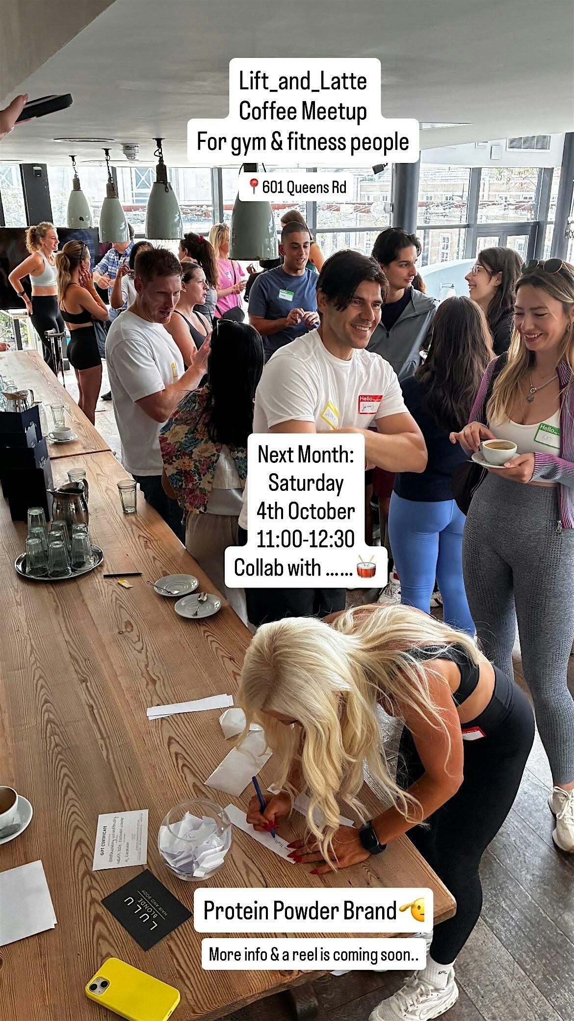 Lift_and_latte: Social Fitness Coffee Meetup