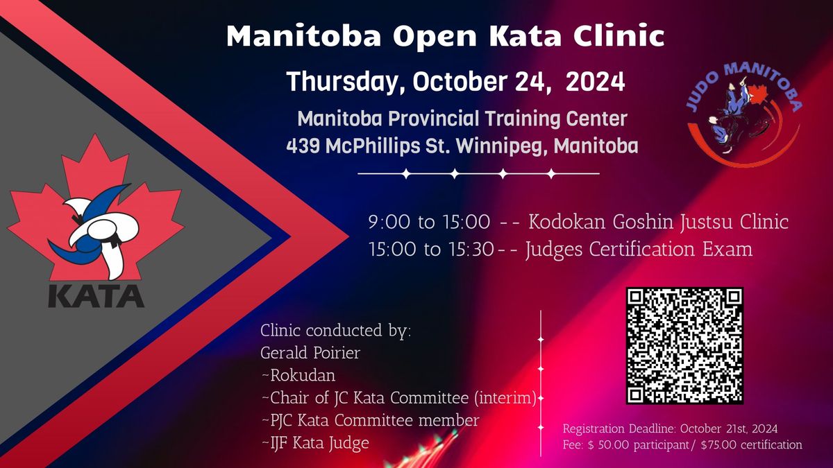 Manitoba Open Kata Clinic~Kodokan Goshin Jutsu