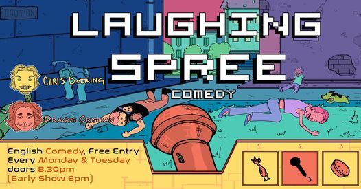 FREE ENTRY English Comedy Show - Laughing Spree 29.06.