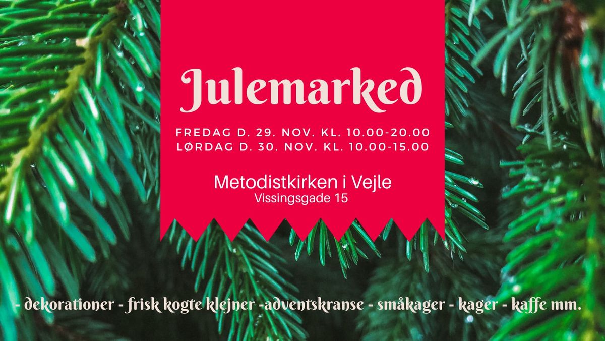 Julemarked d. 29. og 30. nov. 2024