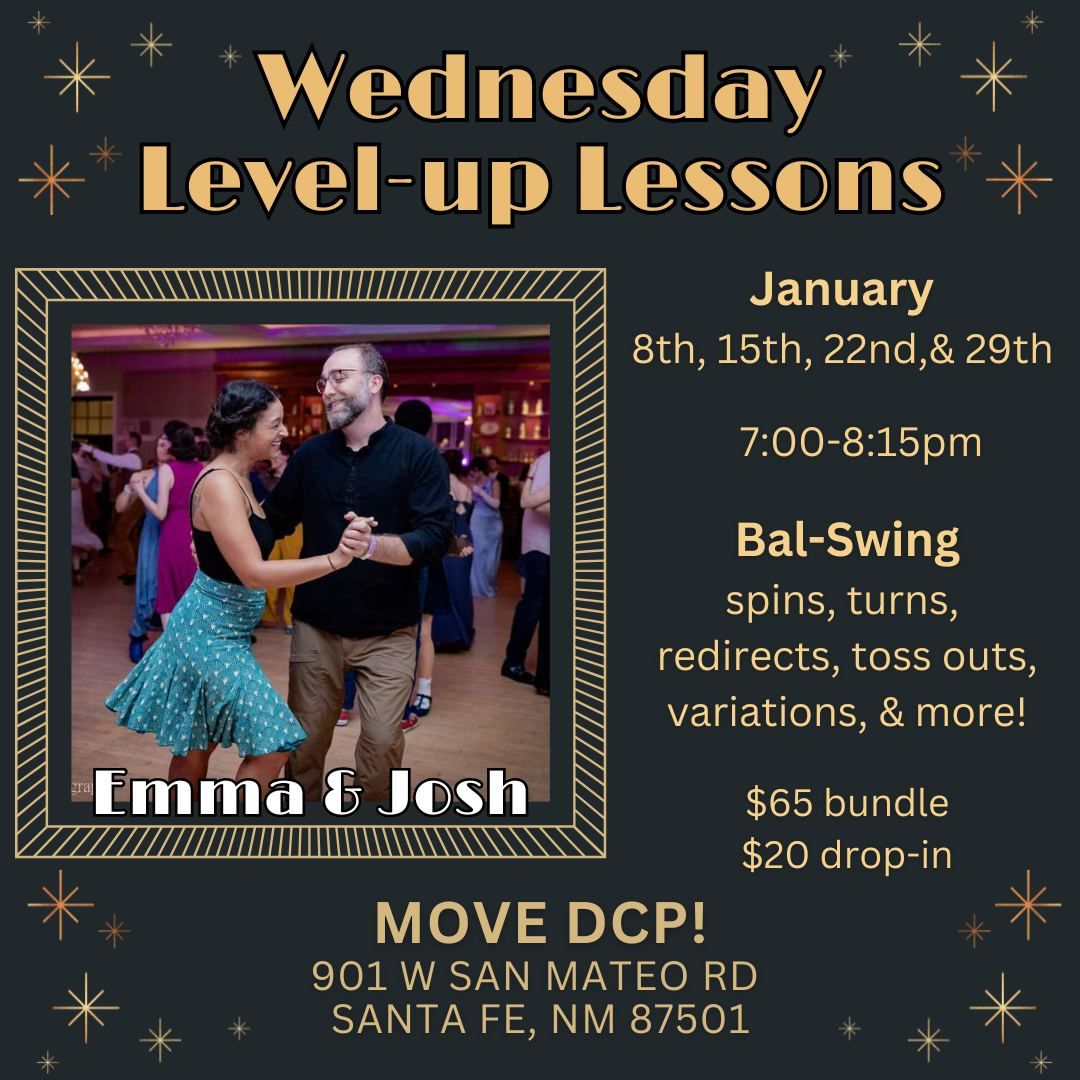 Wednesday Level-up Lessons: Bal-Swing with Emma & Josh, January 2025