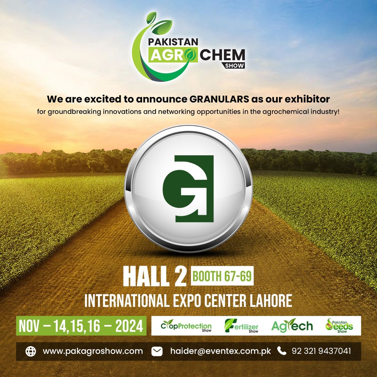 Granulars Pvt Ltd at Pakistan AgroChem Show