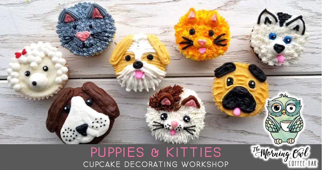 Puppies & Kitties | Cupcake Decorating Workshop