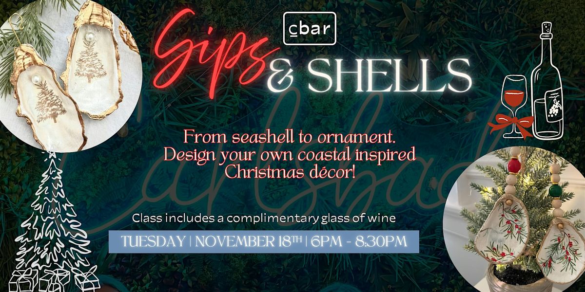 Holiday Sips & Shells: Craft and Wine Night at Chocolate Bar
