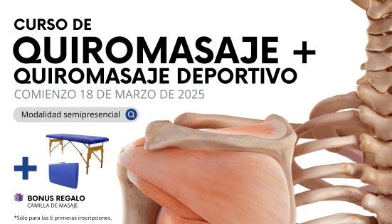 CURSO DE QUIROMASAJE + QUIROMASAJE DEPORTIVO