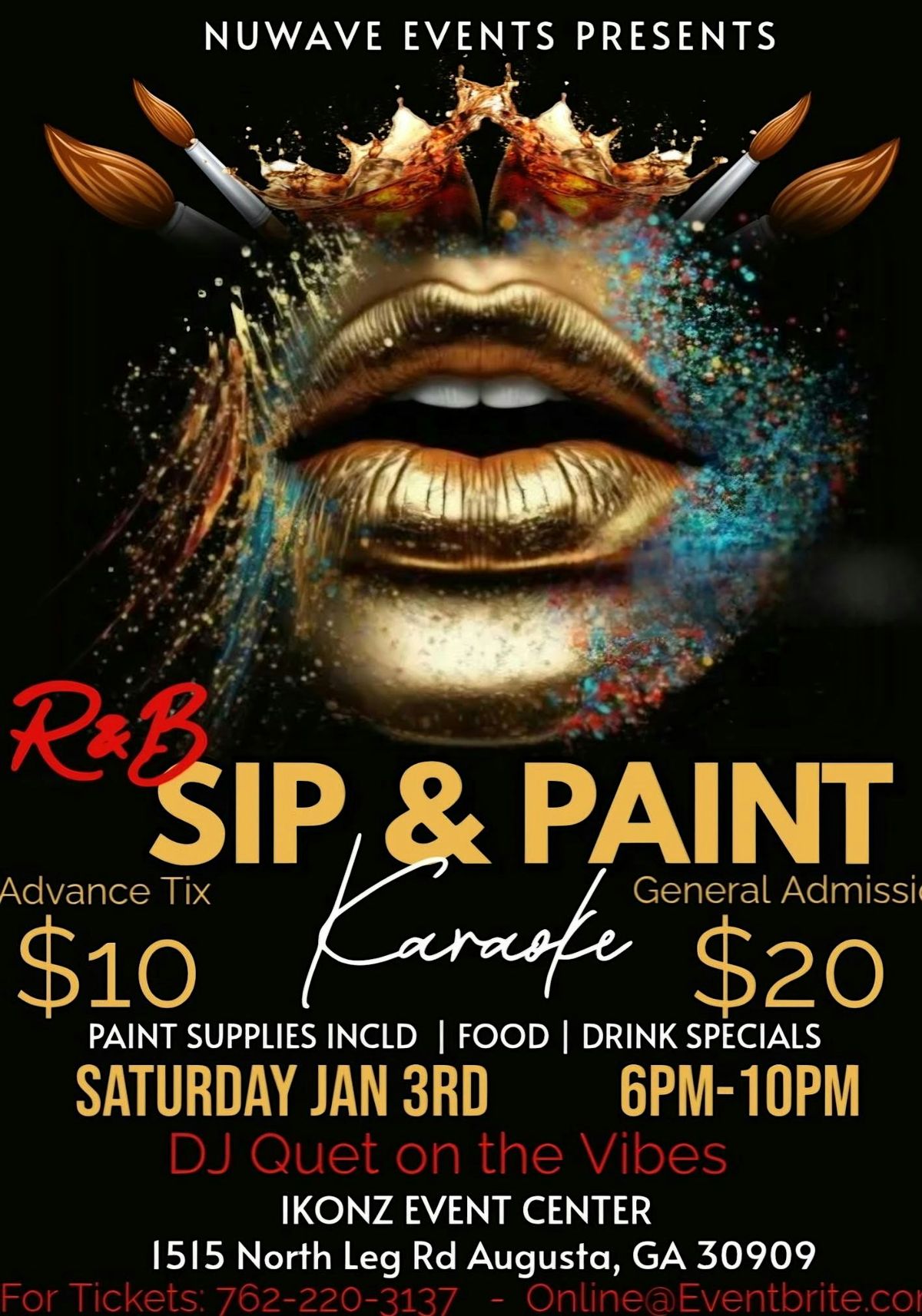 Sip & Paint R&B Karaoke
