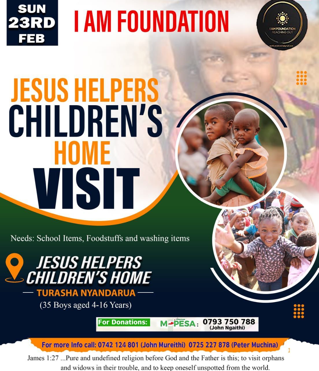 Reaching Out to Jesus' Helpers' Children's Home