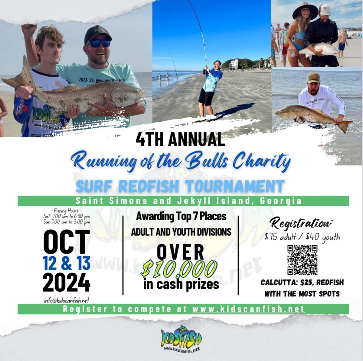 Running of the Bulls Charity Surf Redfish Tournament