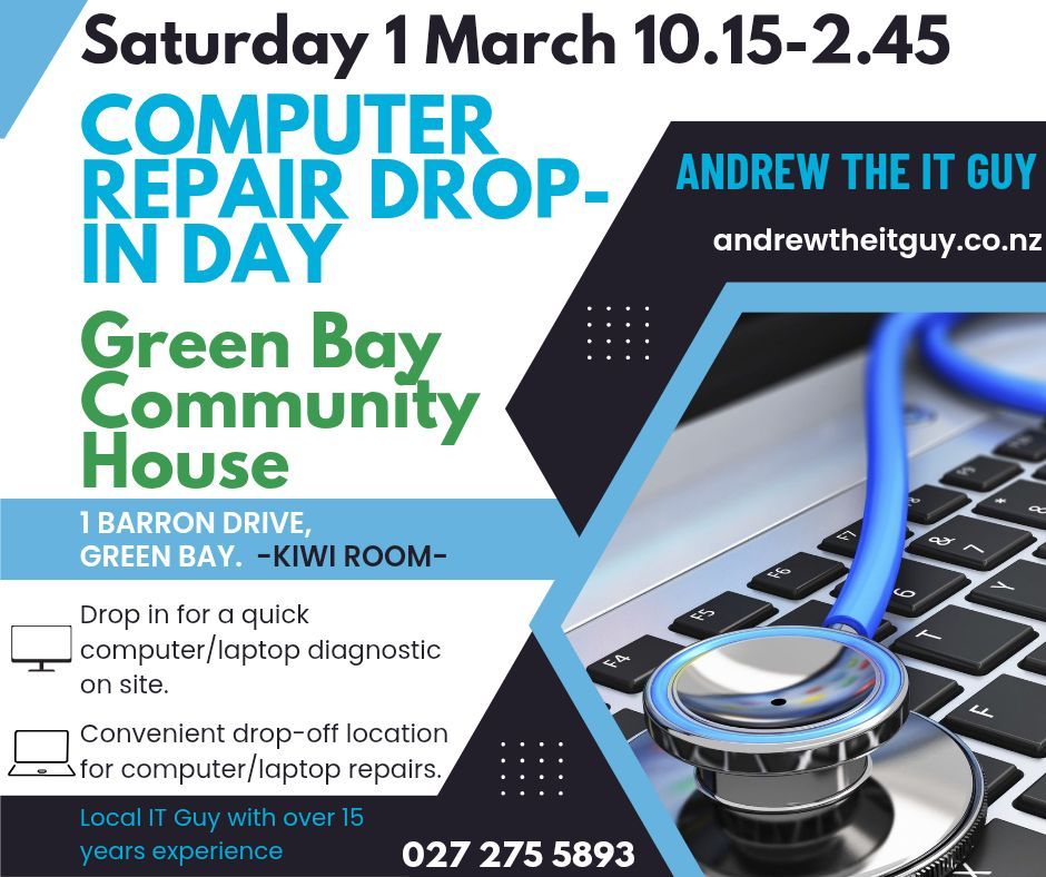 Computer Repair Drop-In Day