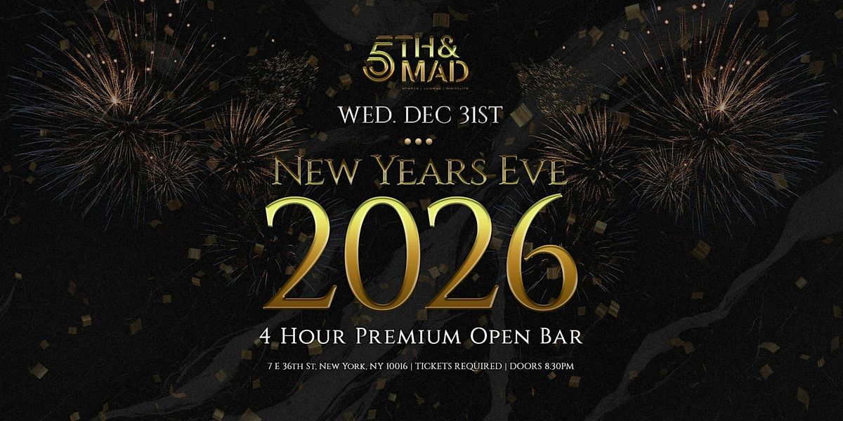 5th & Mad NYE 2026 Party