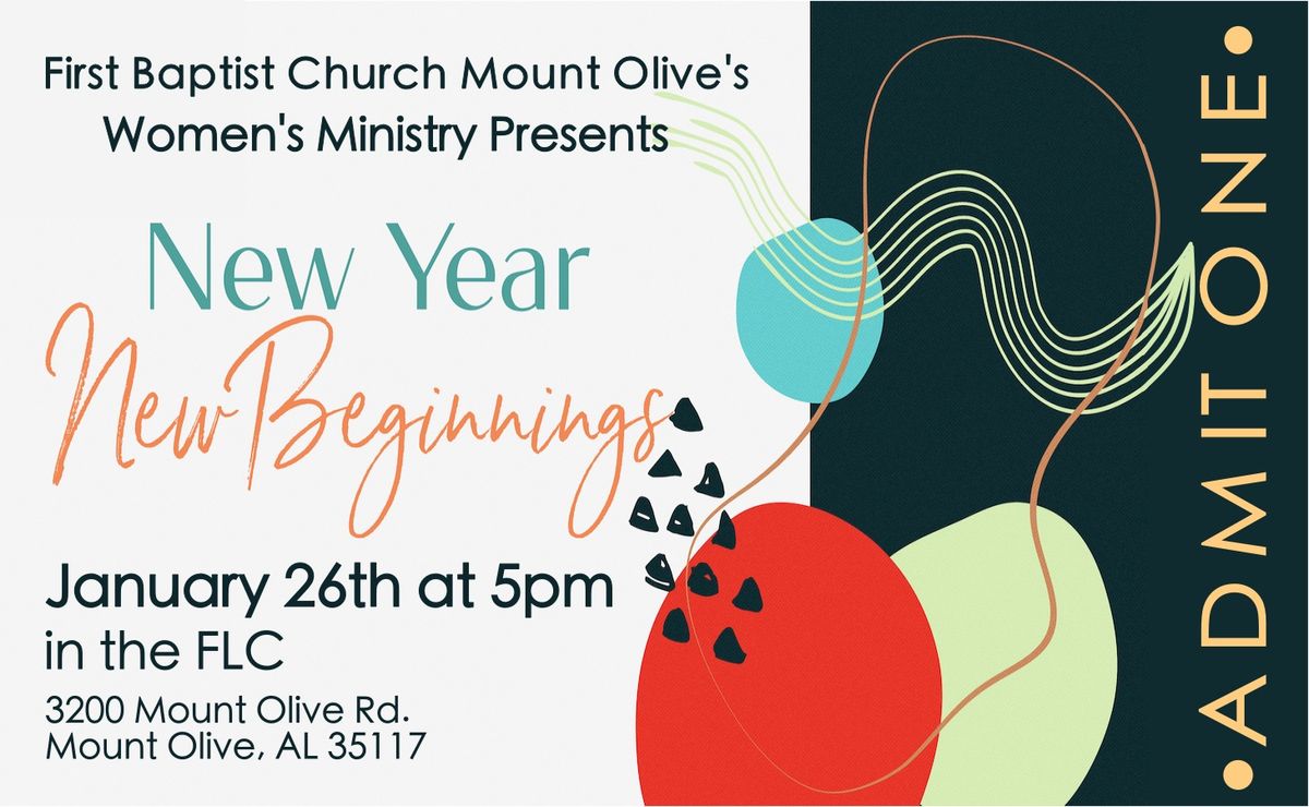 NEW YEAR NEW BEGINNINGS LADIES EVENT