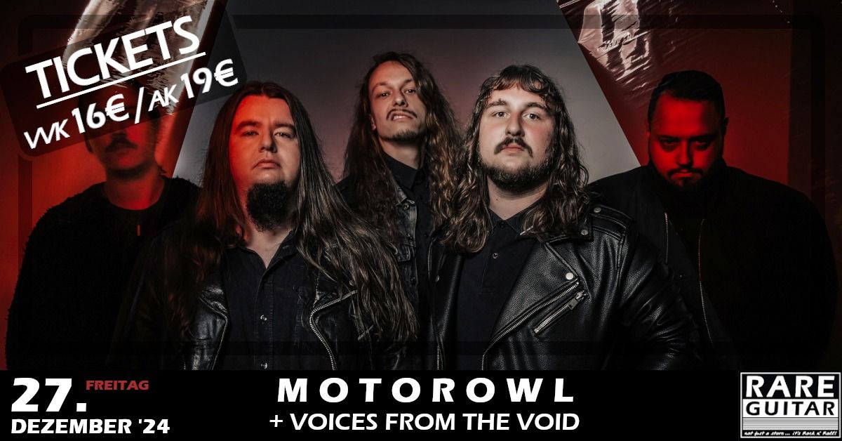 Motorowl + Voices from the Void