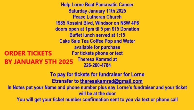 Rally for Lorne: Help Lorne Beat Pancreatic Cancer